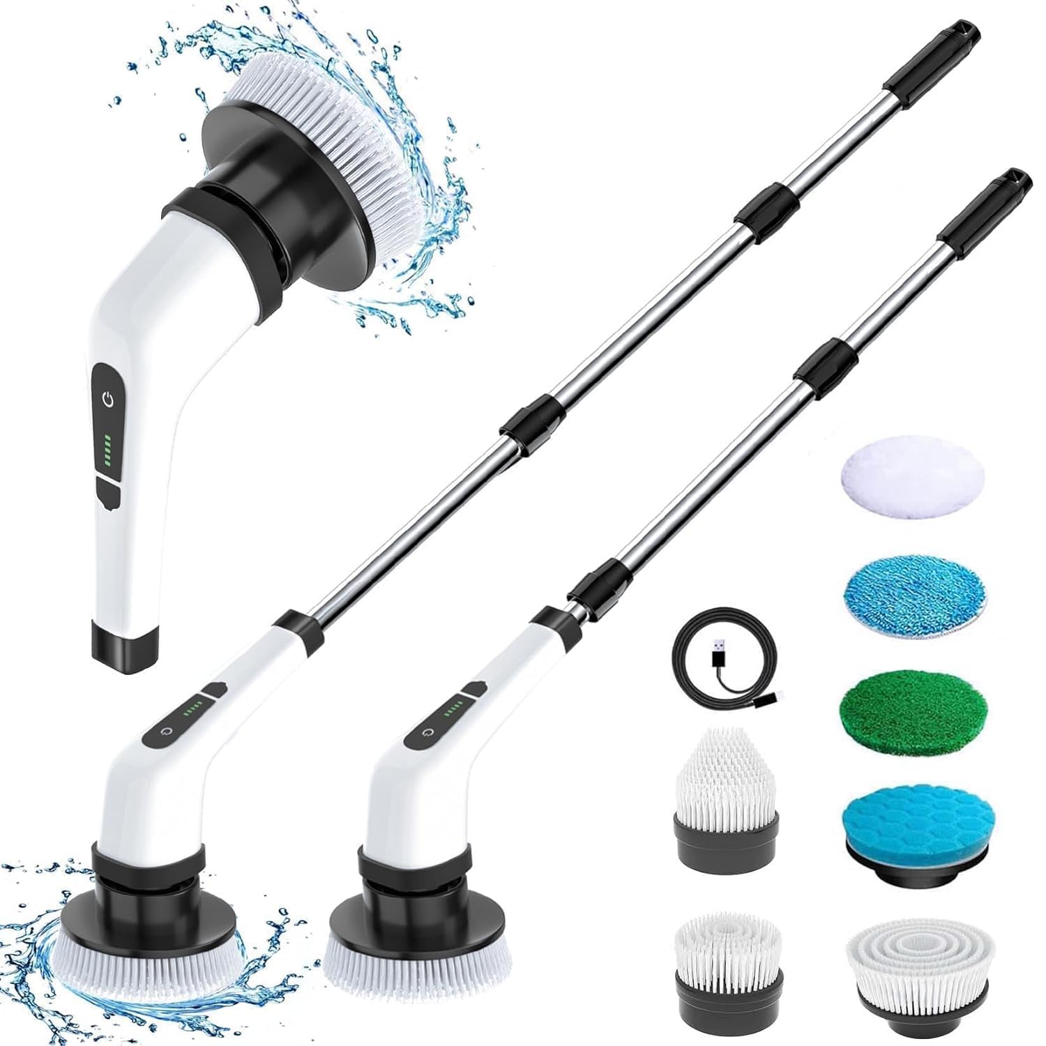 Electric spin scrubber for cleaning