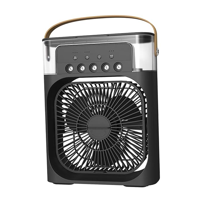 Portable Air Conditioner Quiet Small Desk Air Fan for Travel Outdoor Work