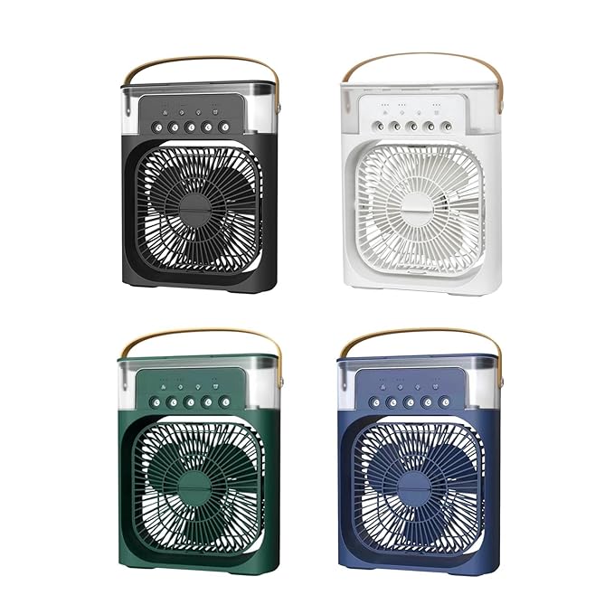Portable Air Conditioner Quiet Small Desk Air Fan for Travel Outdoor Work
